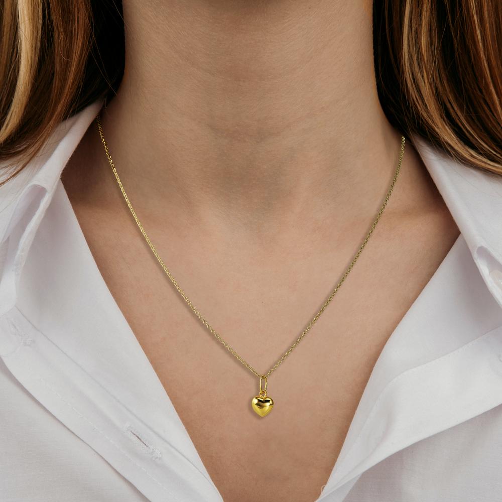 Pendant 9k Yellow Gold Heart