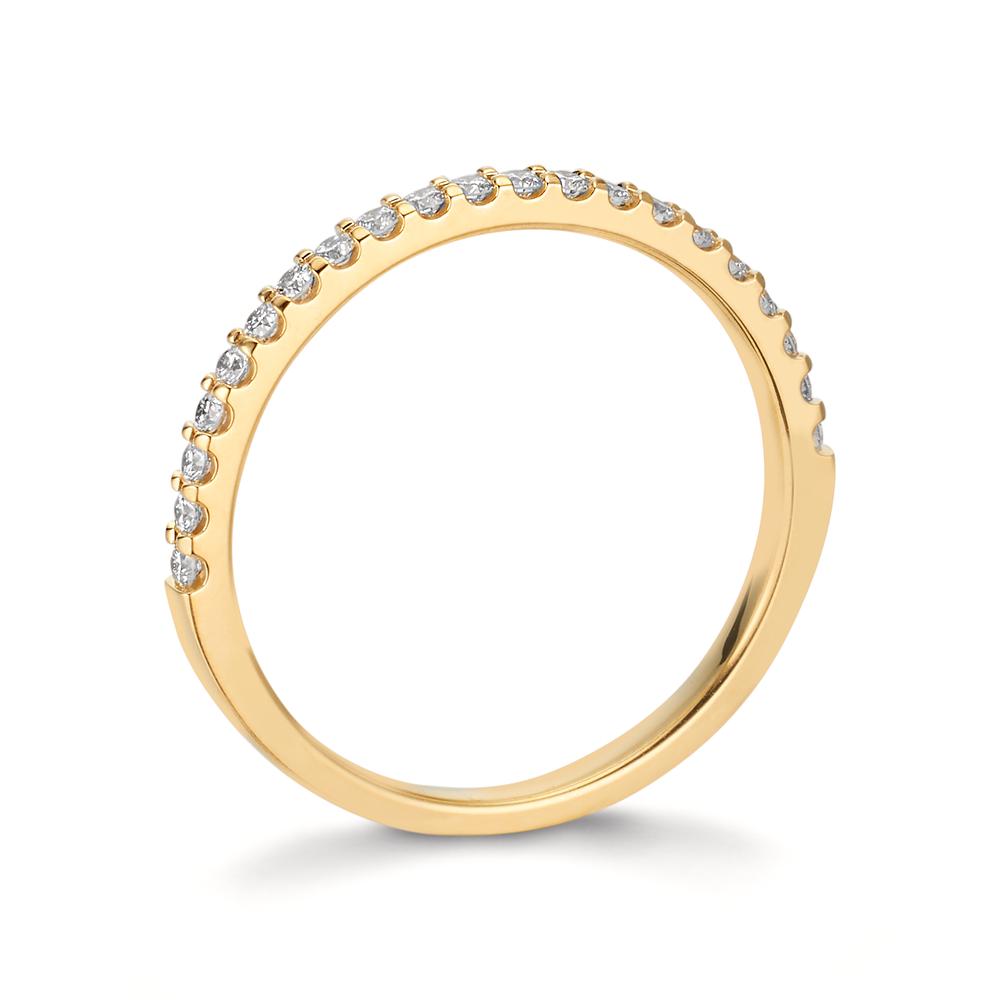 Memory ring 18k Yellow Gold Diamond 0.25 ct, w-si