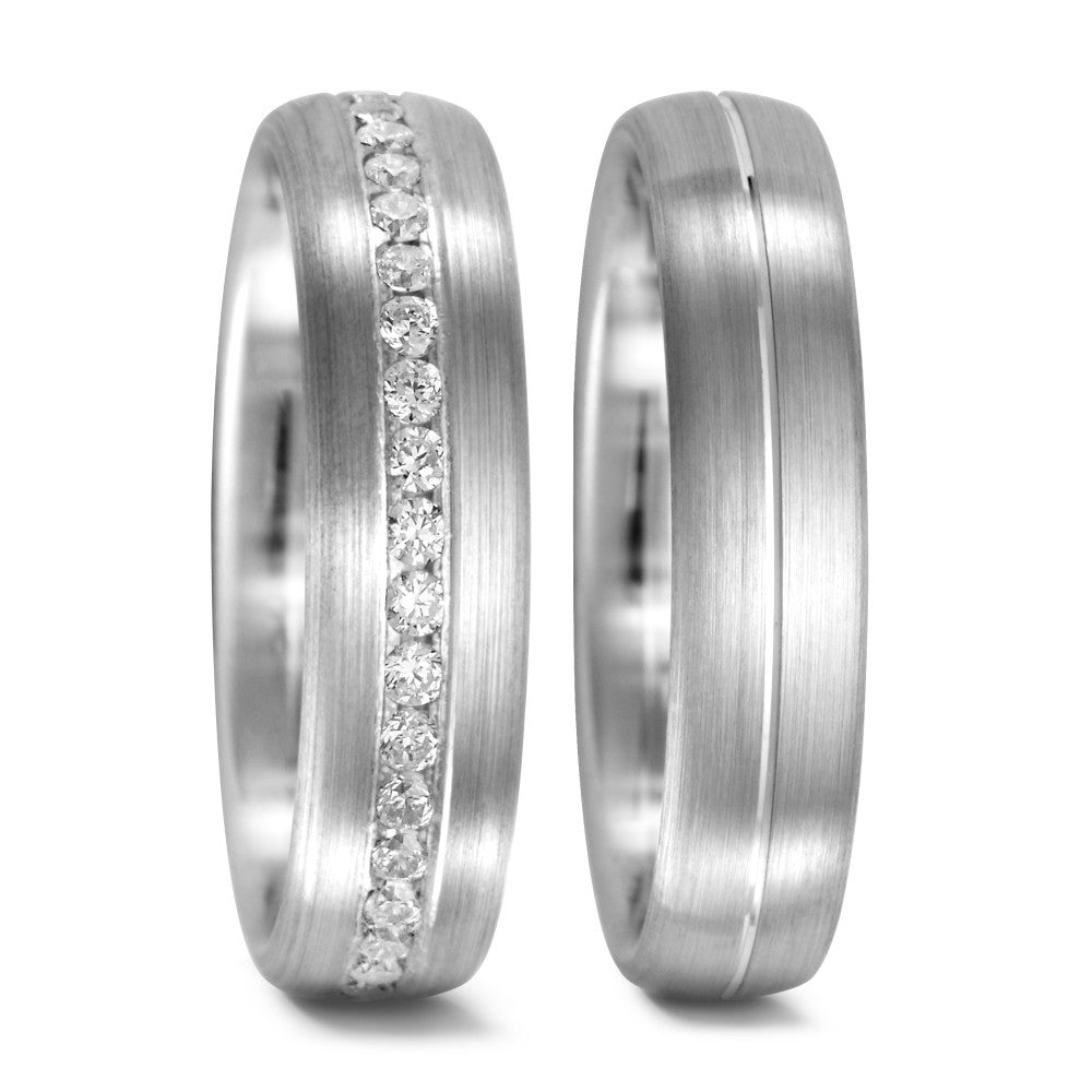 Wedding Ring 18k White Gold