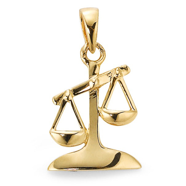Pendant 18k Yellow Gold Zodiac Sign Libra – Rhomberg Schmuck GmbH