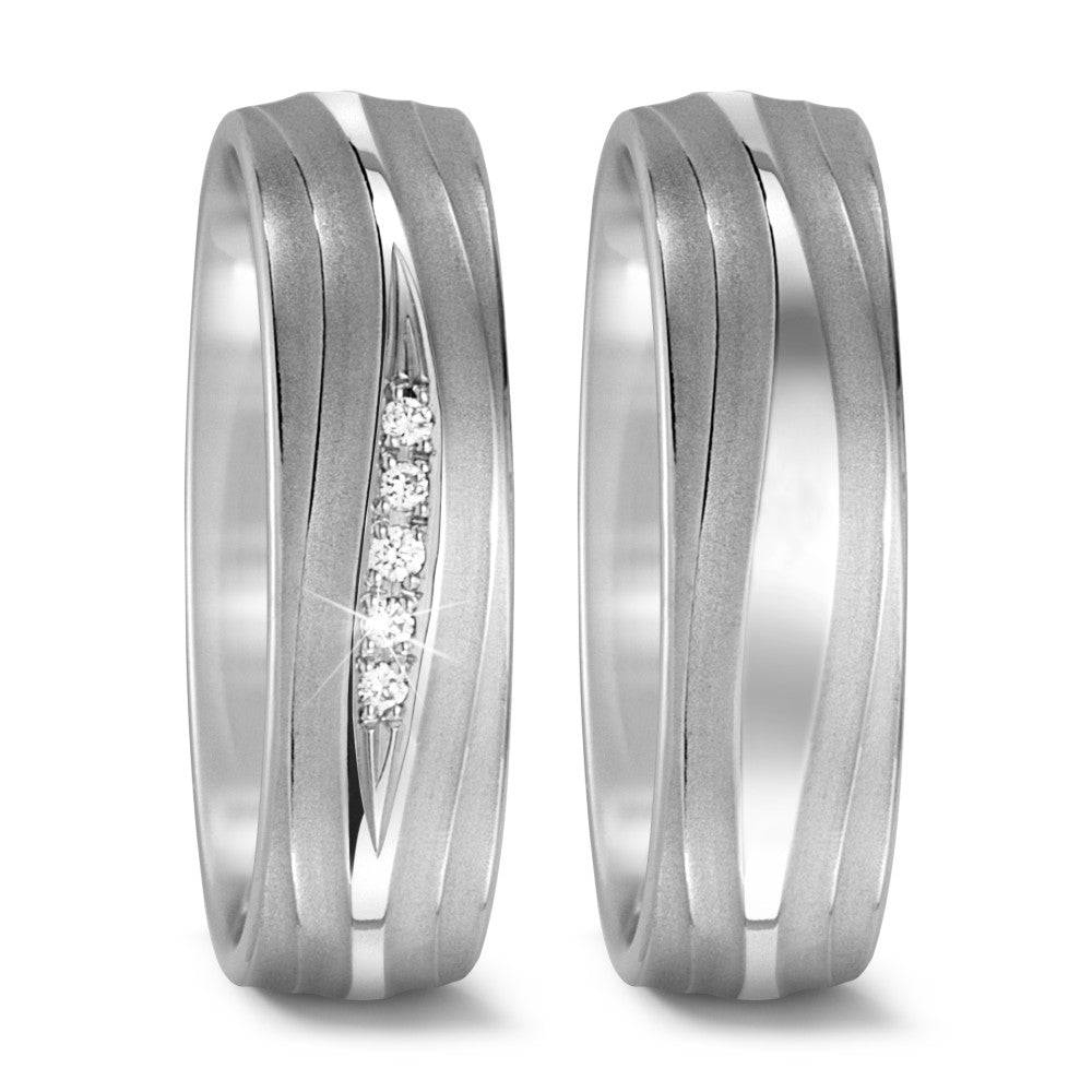 Wedding Ring 18k White Gold