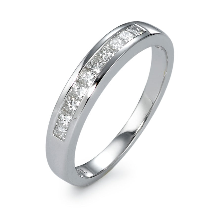 Ring 18k White Gold Diamond 0.32 ct, 10 Stones, w-si