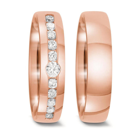 Wedding Ring 18k Red Gold