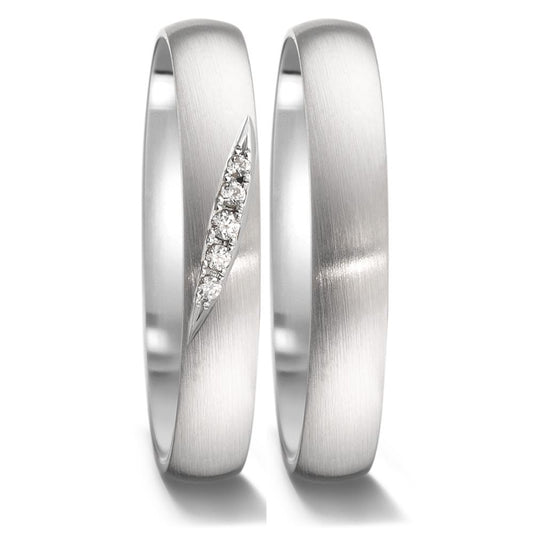 Wedding Ring 18k White Gold