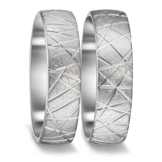 Wedding Ring 18k White Gold Without stone