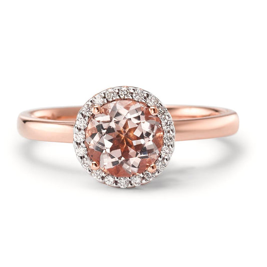 Ring 18k Red Gold Morganite