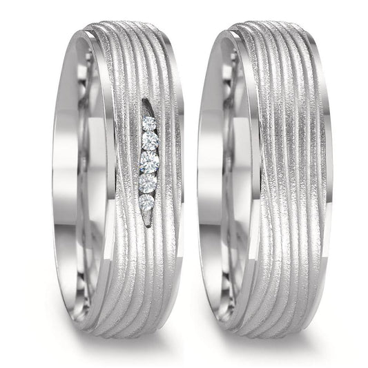 Wedding Ring 18k White Gold