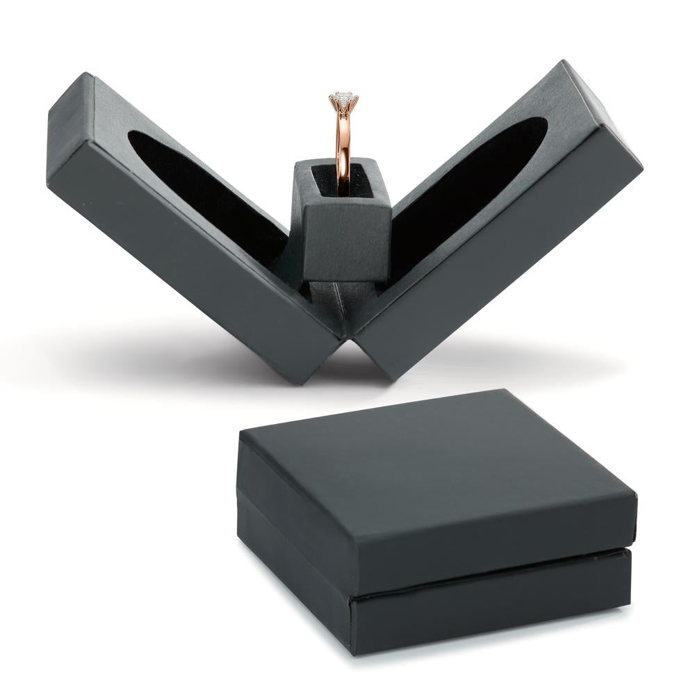 Solitaire ring 18k Red Gold Diamond White, 0.20 ct, brilliant, w-si