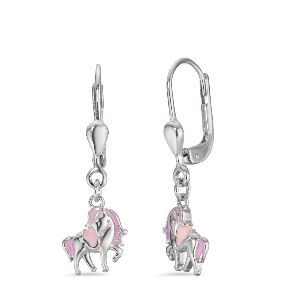 Drop Earrings Silver Rhodium plated Unicorn – Rhomberg Schmuck GmbH
