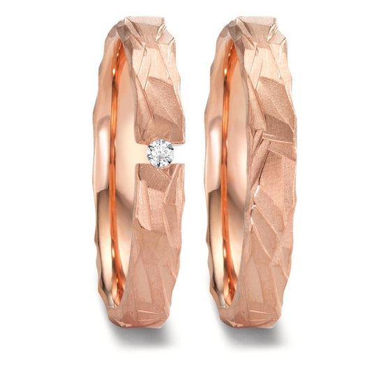 Wedding Ring 18k Red Gold