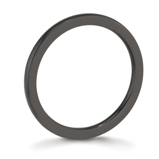 Stacking ring Stainless steel Black IP coated