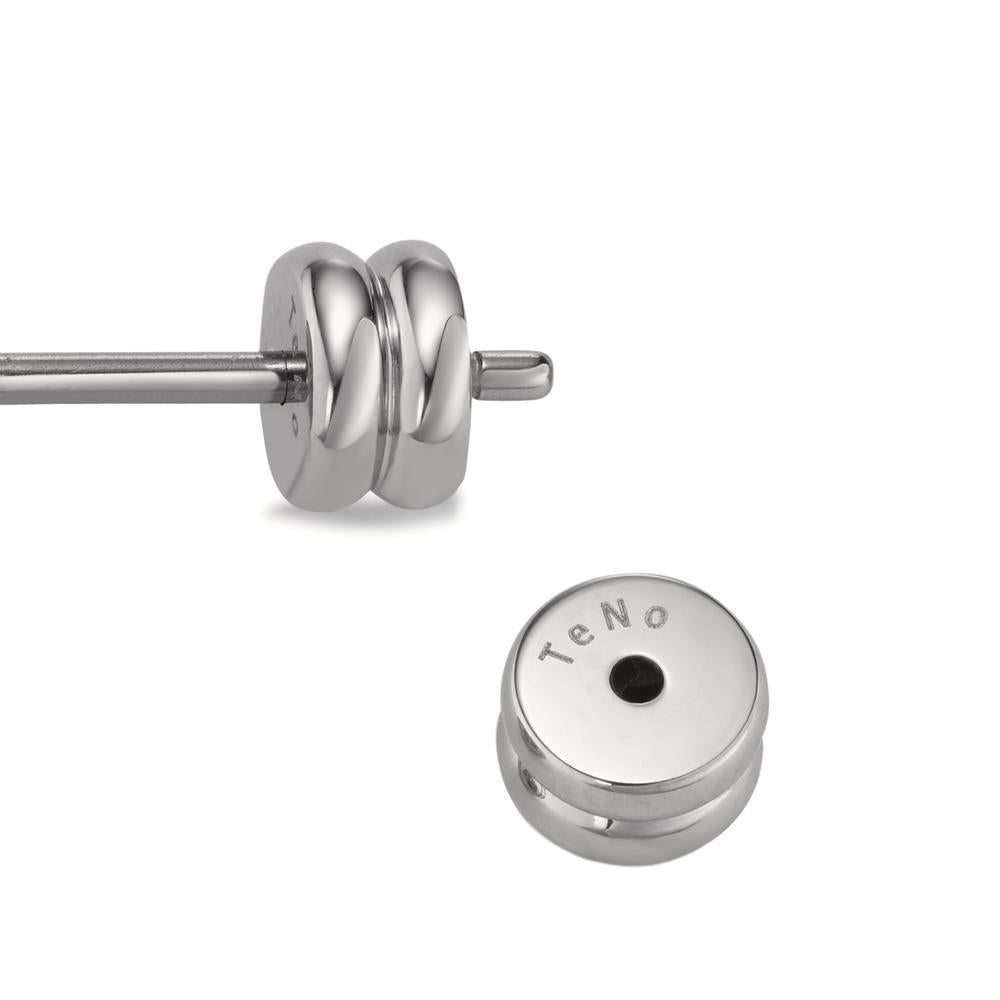 Single stud earring Stainless steel Ø8 mm