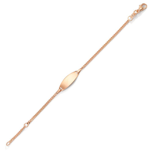 Engravable bracelet 18k Red Gold 12-14 cm