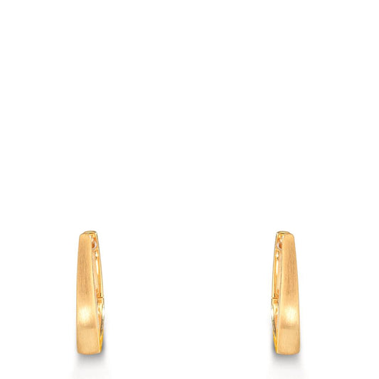 Hinged hoop Silver Yellow Gold plated