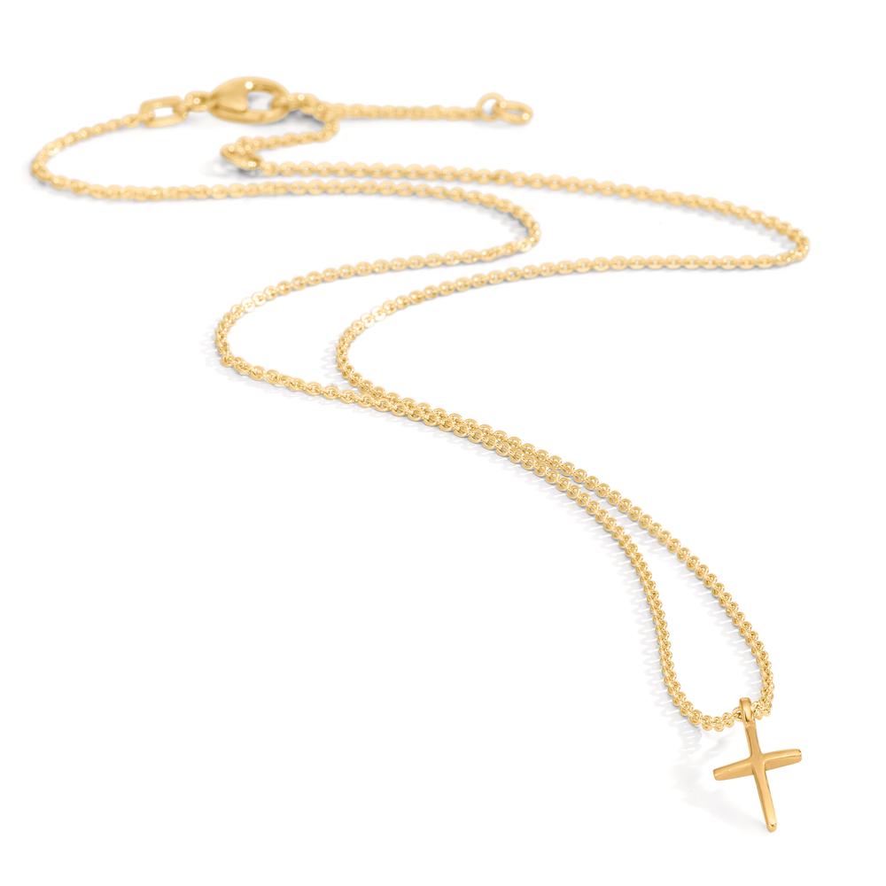 Necklace 9k Yellow Gold Cross 38-42 cm
