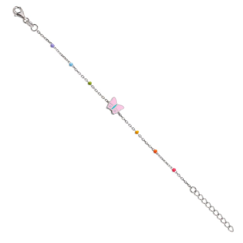 Bracelet Silver Rhodium plated Butterfly 16-19 cm