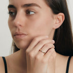 Solitaire ring 18k Yellow Gold Diamond 0.20 ct, w-si