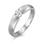 Solitaire ring 18k White Gold Diamond White, 0.20 ct, w-si Ø3.8 mm