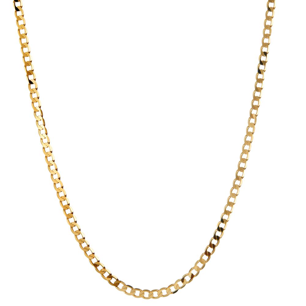 Curb-Necklace 18k Yellow Gold