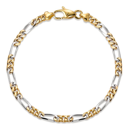 Bracelet 18k Yellow Gold, 18k White Gold 19 cm