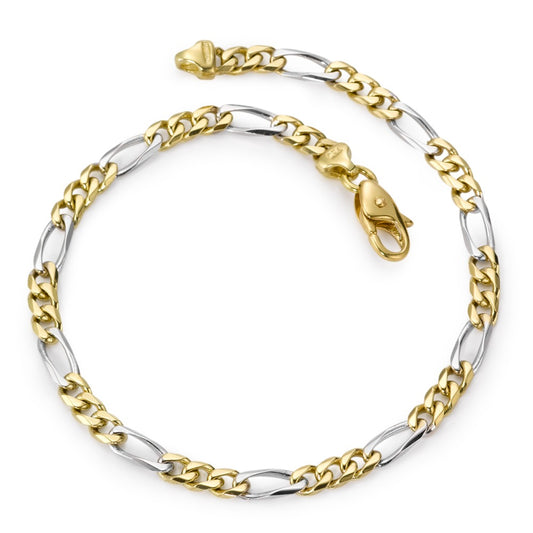 Bracelet 18k Yellow Gold, 18k White Gold 22 cm