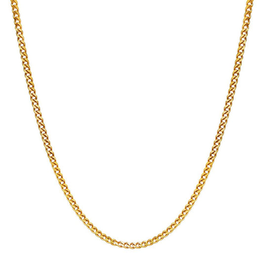 Curb-Necklace 18k Yellow Gold