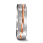 Wedding Ring 18k White Gold, 18k Red Gold