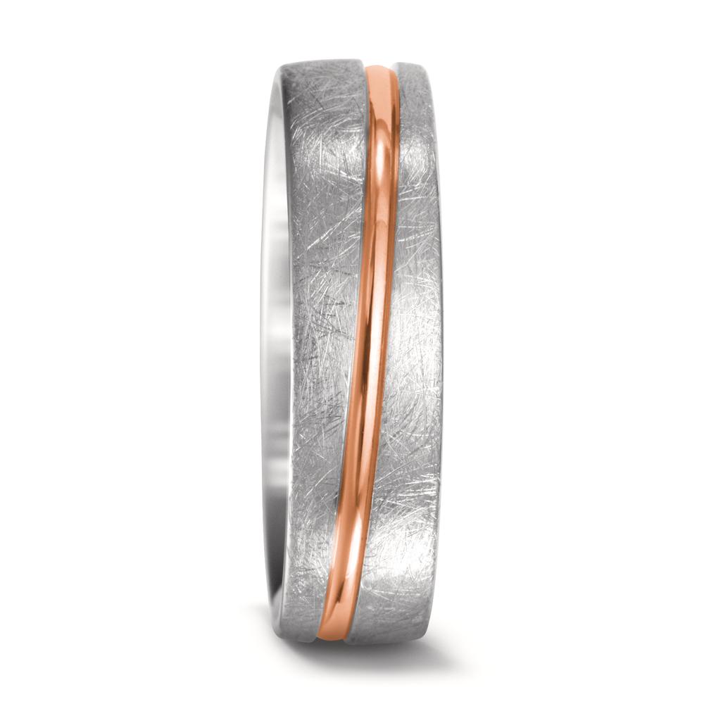 Wedding Ring 18k White Gold, 18k Red Gold