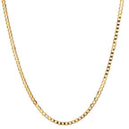 Curb-Necklace 18k Yellow Gold