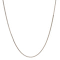 Curb-Necklace 18k White Gold