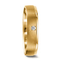 Wedding Ring 18k Yellow Gold Diamond 0.03 ct, tw-vsi