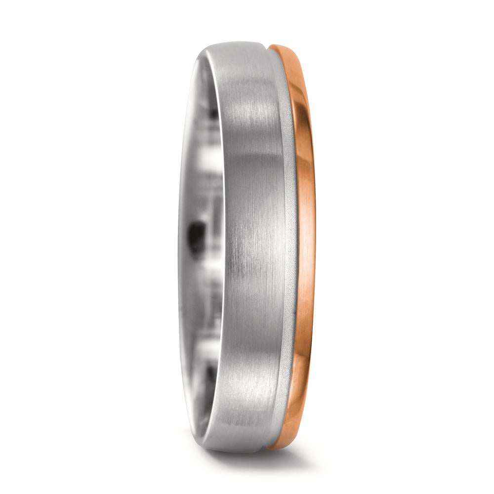 Wedding Ring 18k White Gold, 18k Red Gold