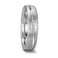 Wedding Ring 18k White Gold Diamond 0.025 ct, 5 Stones, tw-si