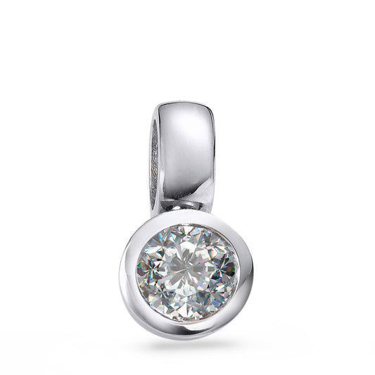 Pendant 18k White Gold Diamond White, 0.25 ct, brilliant, w-si