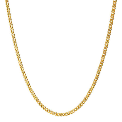 Curb-Necklace 9k Yellow Gold