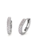 Hinged hoop 18k White Gold Diamond 0.24 ct, 38 Stones, si