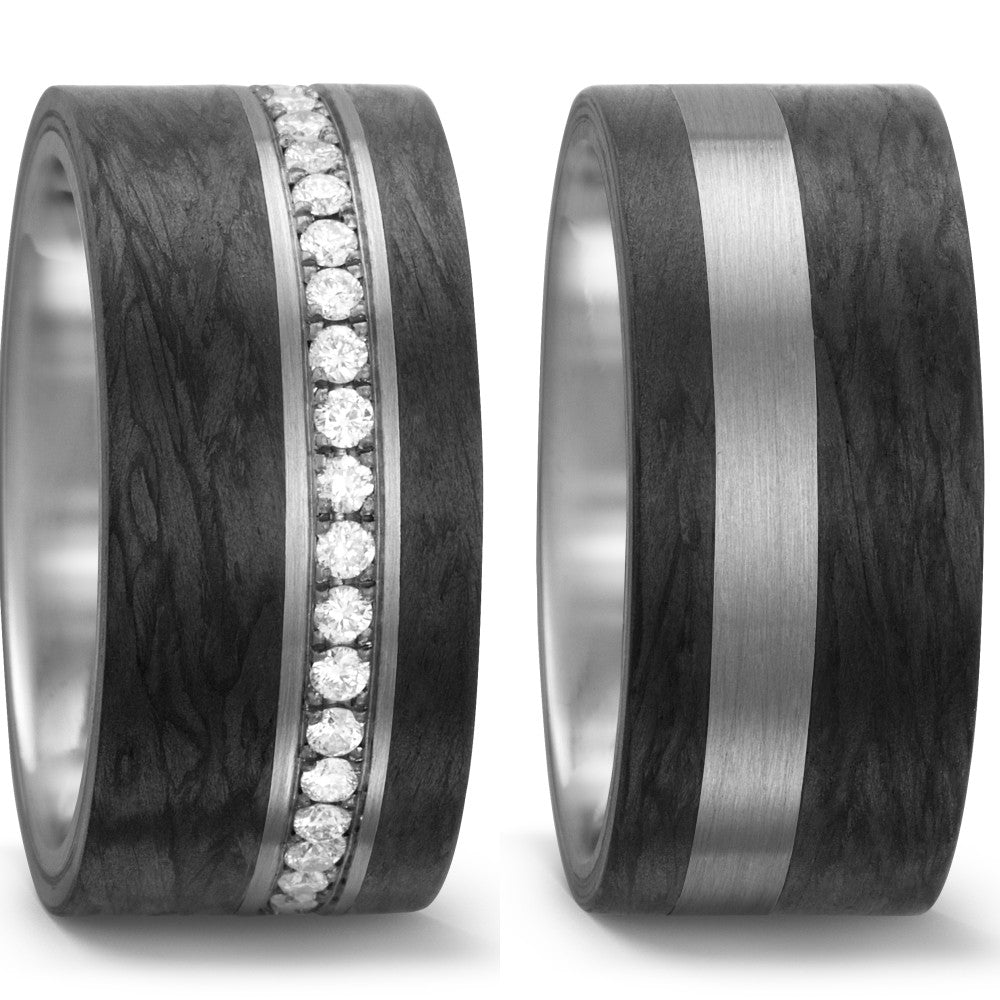 Ring Palladium 950, Carbon