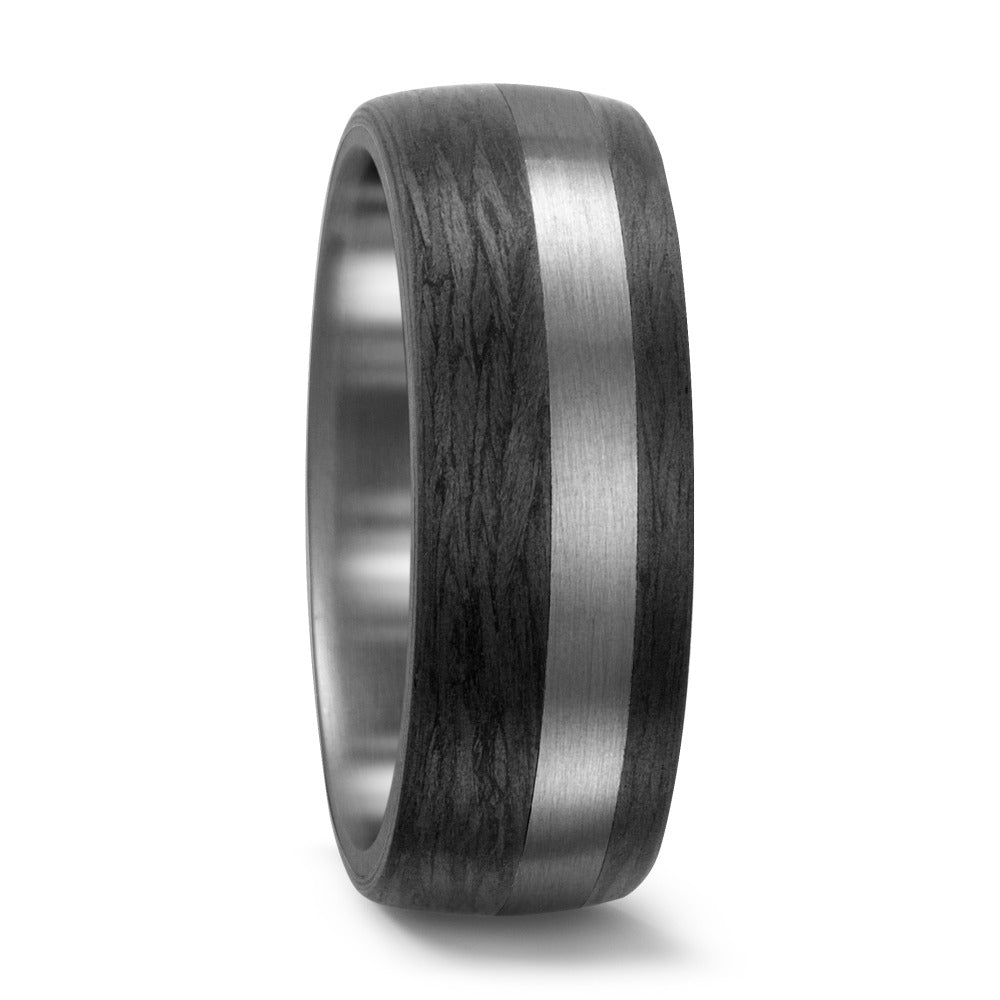 Wedding Ring Palladium 950, Carbon