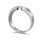 Solitaire ring 18k White Gold Diamond White, 0.30 ct, w-si