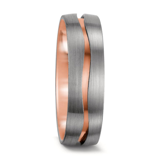 Wedding Ring 18k Red Gold, 18k White Gold