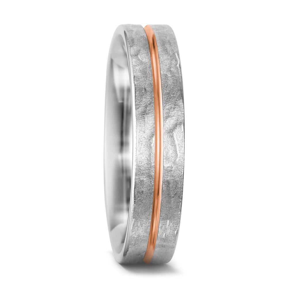 Wedding Ring 18k White Gold, 18k Red Gold