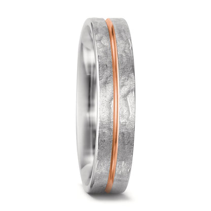 Wedding Ring 18k White Gold, 18k Red Gold