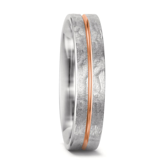 Wedding Ring 18k White Gold, 18k Red Gold