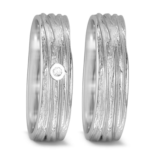 Wedding Ring 18k White Gold