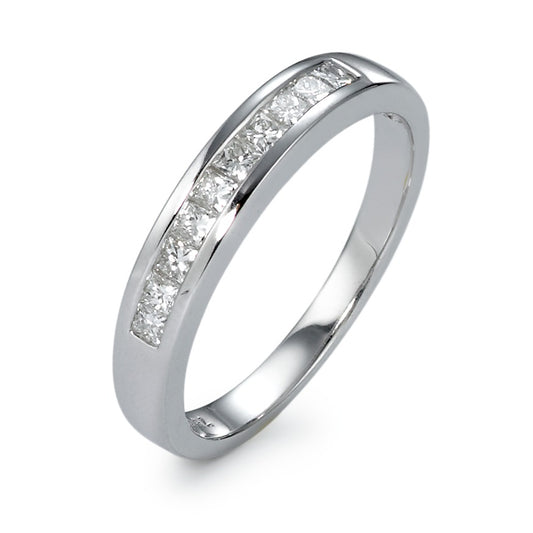 Ring 18k White Gold Diamond 0.32 ct, 10 Stones, w-si