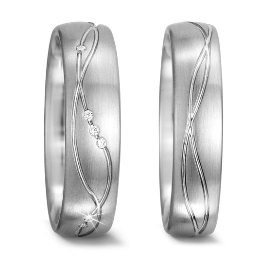 Wedding Ring 18k White Gold
