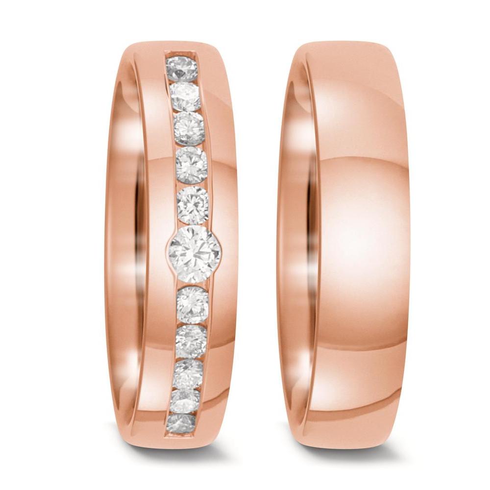 Wedding Ring 18k Red Gold