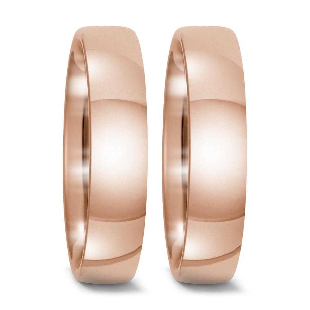 Wedding Ring 18k Red Gold