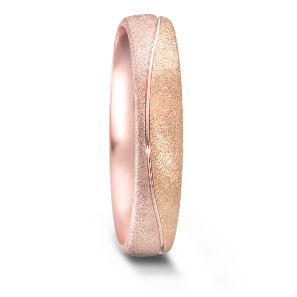Wedding Ring 14k Rose Gold, 14k Red Gold