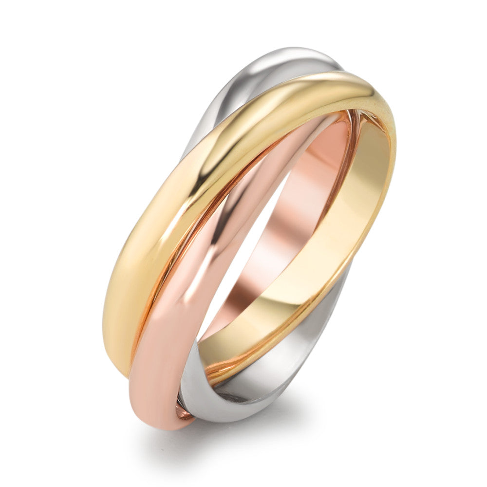 Ring 18k Yellow Gold, 18k White Gold, 18k Red Gold